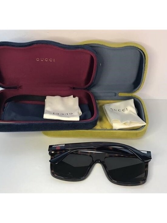 ? - New Authentic Gucci Green Browline Sunglasses GG0748S 003 main image 8